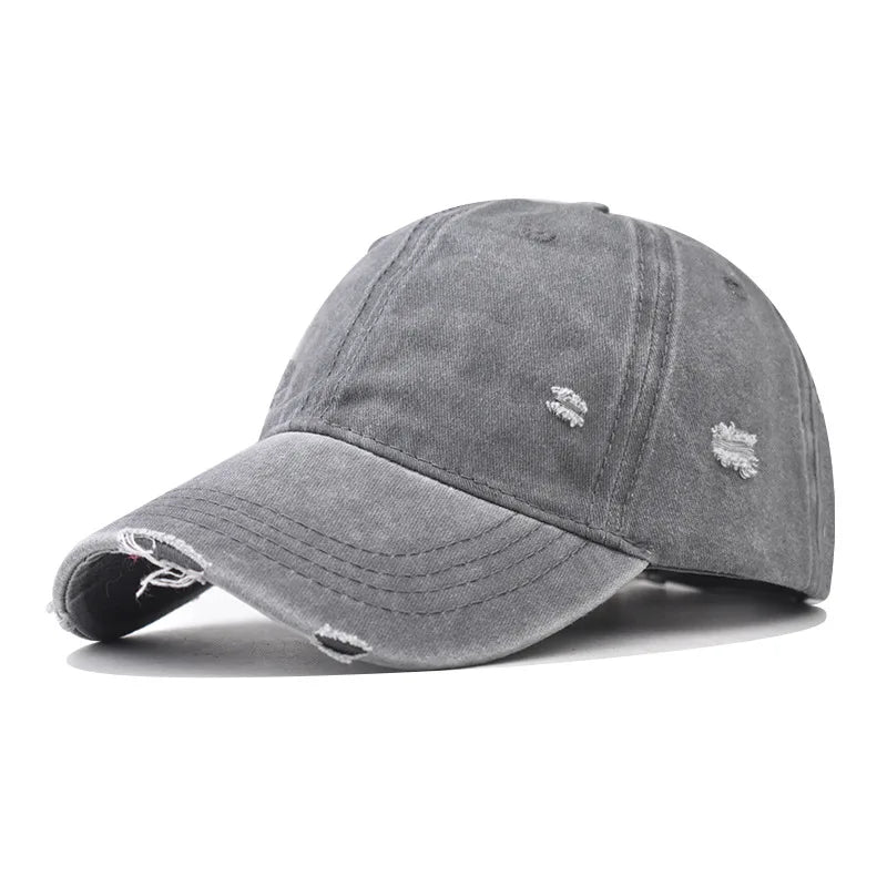 Distressed Baseball Cap Dad Hats For Men Women Vintage