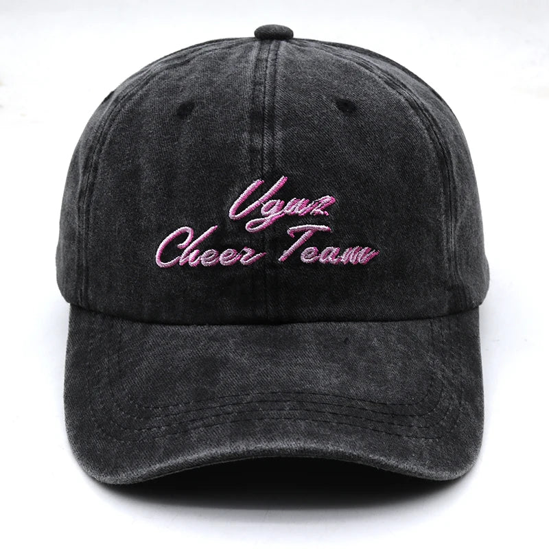 Girl Washed Baseball Cap Hip Hop Vintage Hat