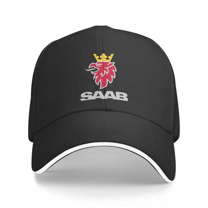 Saab Logo Products Baseball Cap Hat Baseball Cap dad Hat Thermal Visor Rave Men Golf Wear Women's