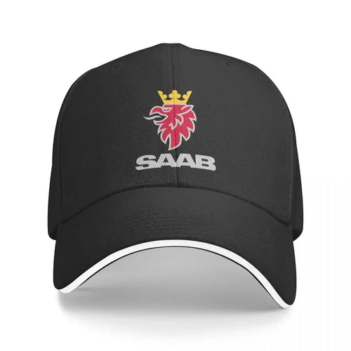 Saab Logo Products Baseball Cap Hat Baseball Cap dad Hat Thermal Visor Rave Men Golf Wear Women's