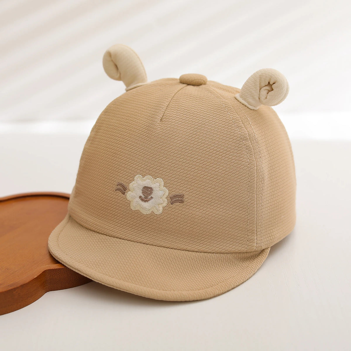 Spiral Sheep Horn Cloud Small Lamb Embroidery Baseball Cap Suitable Great For Daily Outings With Kids