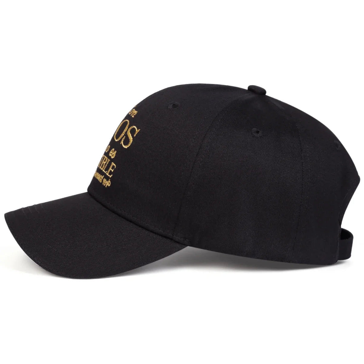 Unisex Dios Letter Embroidery Baseball Caps Spring and Autumn