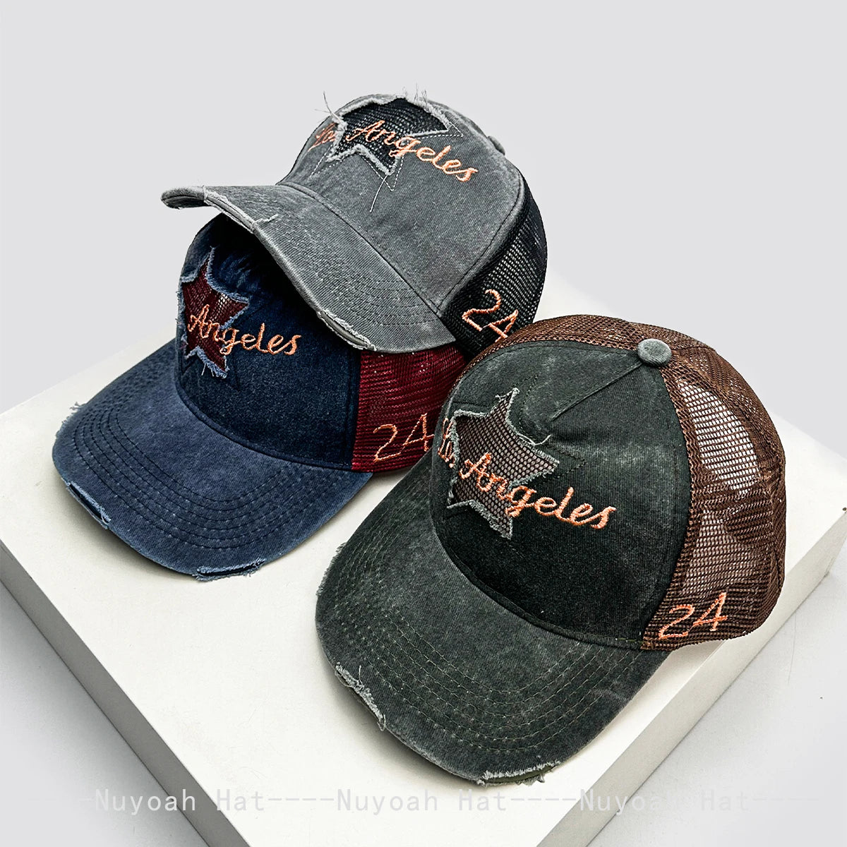 Street Star Embroidered Letters Baseball Hats
