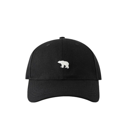 Stylish Bear Embroidered Baseball Cap Sun Protective Breathable Adjustable Ideal Casual Hat Unisex Baseball Cap