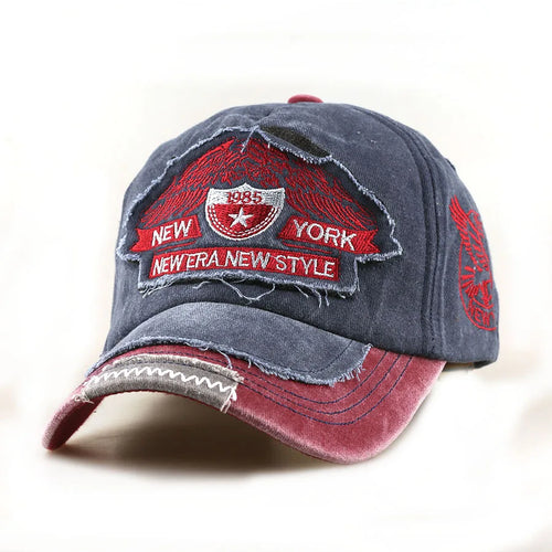 Retro Washed Cotton Baseball Cap