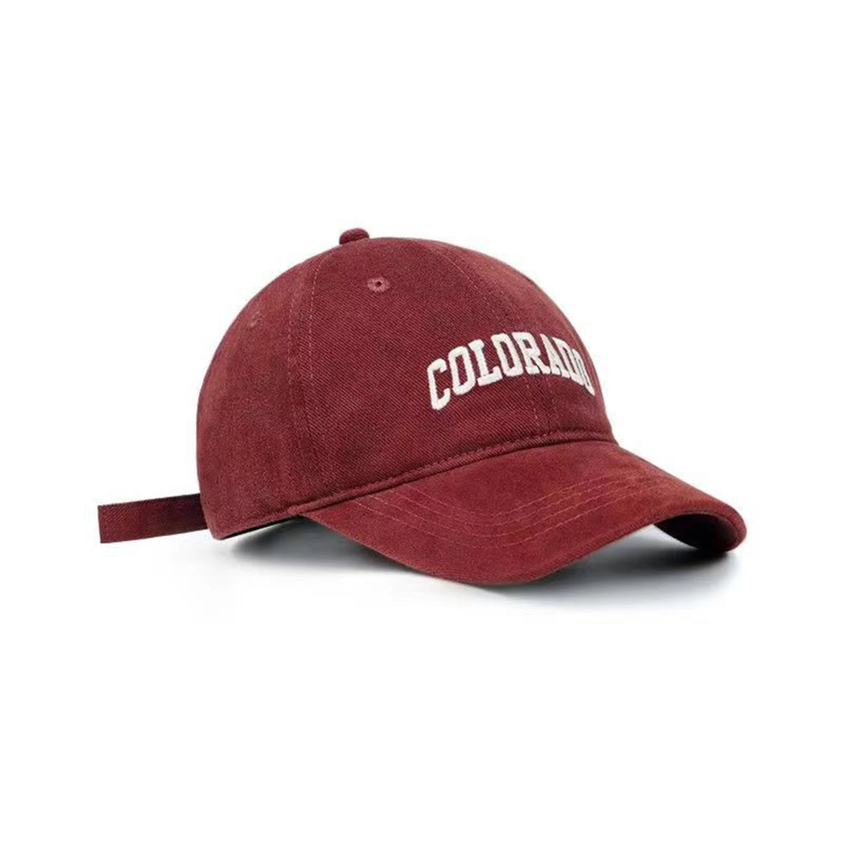 Soft Cotton Baseball Caps Solid Letter Embroidery Men Women
