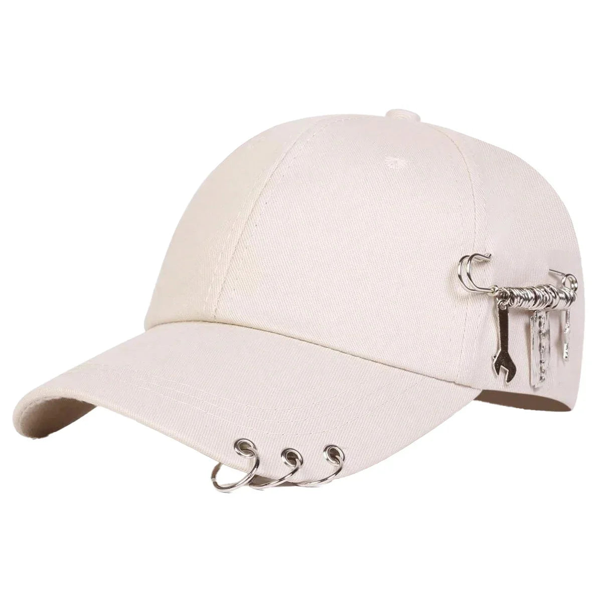 Unisex Personalized Iron Ring Baseball Caps Spring Autumn