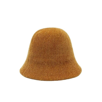 Casual Chenille Knitted Fisherman Hat British