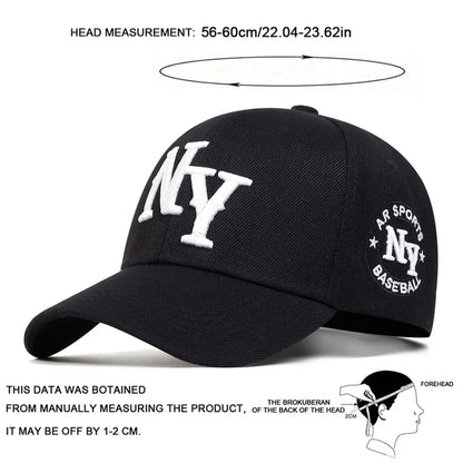 Unisex Letter Embroidery Baseball Caps Spring and Autumn
