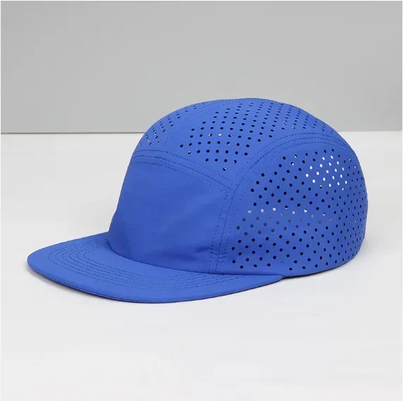 Perforated 5-Panel Cap Camping Hiking Training Outdoor Hat