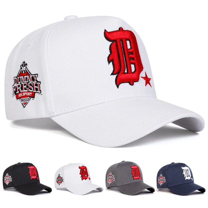 Unisex D Letter Embroidery Side Dummy Fresh Baseball Caps Spring Autumn