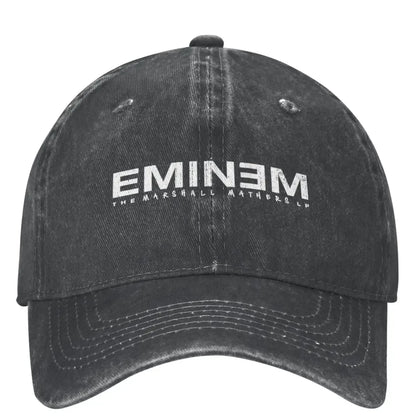 Vintage Rapper Rap God Eminem Baseball Caps Men Women Distressed Washed Headwear