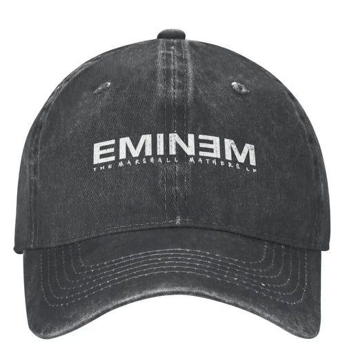 Vintage Rapper Rap God Eminem Baseball Caps Men Women Distressed Washed Headwear