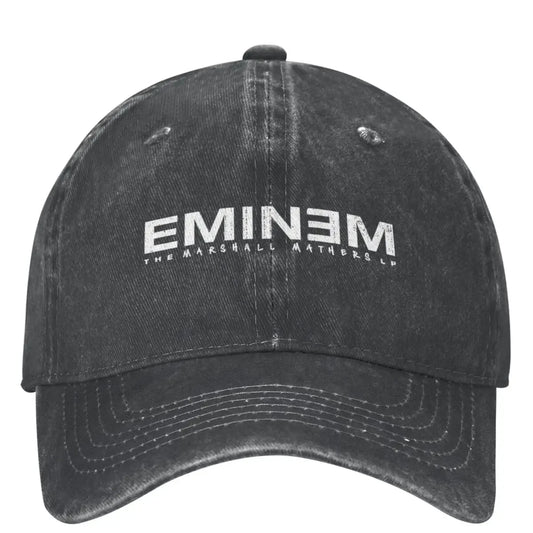 Vintage Rapper Rap God Eminem Baseball Caps Men Women Distressed Washed Headwear