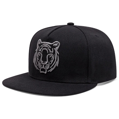 Creative Flat Edge Hat Animal Embroidery Street HipHop Skateboarding Hat