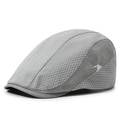 Casual Solid Color Newsboy Caps Adjustable Sun Protection Beret Hats
