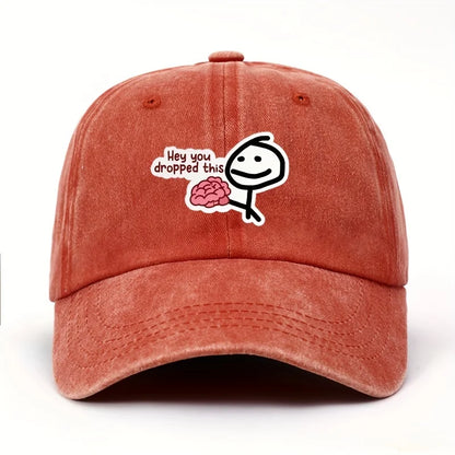 Fun Cartoon Printed Baseball Cap for both Men and Women