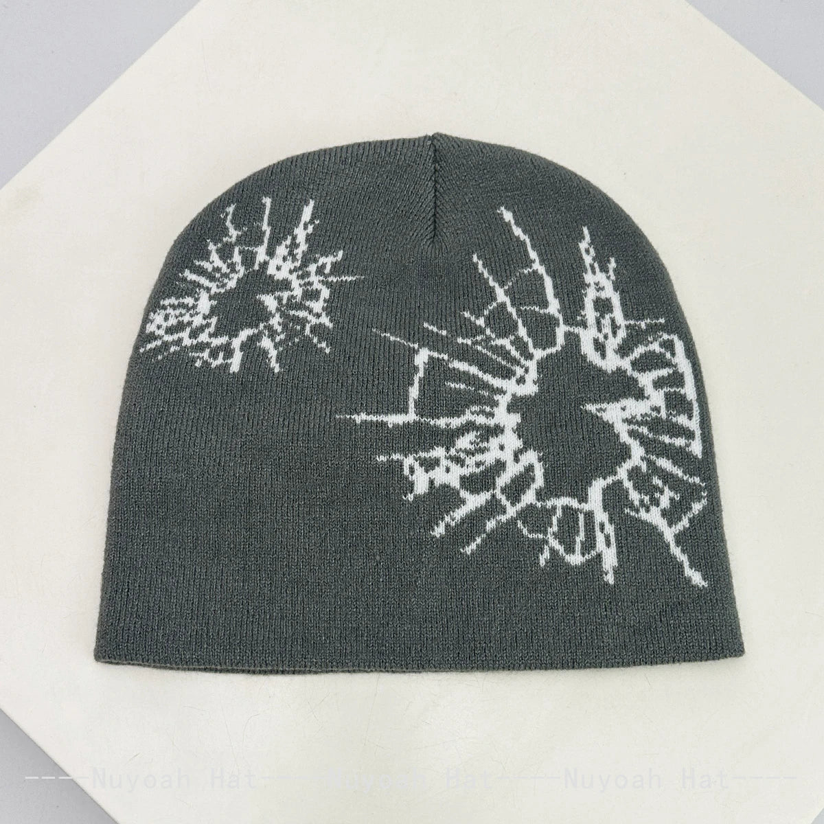 New Men Women Color Block Cullet Jacquard Knitted Hats