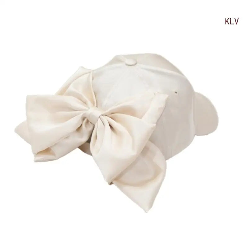 Sunproof Baseball Caps Oversize Bowknot Summer Hat