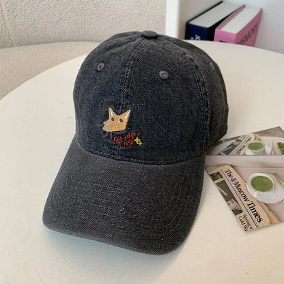 Cute Embroidered Baseball Cap for Men and Women