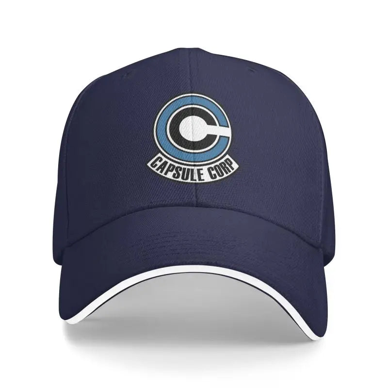Capsule Corp Print Baseball Cap Daily Casual Sandwich Cap