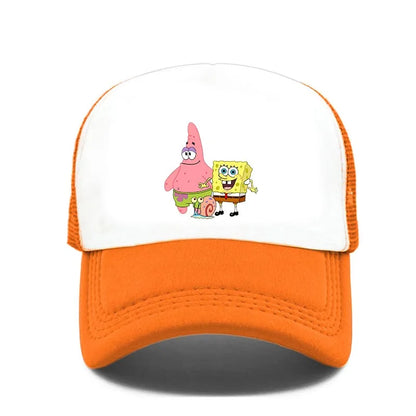 Fashion Cute SpongeBobs Print Baseball Cap Cartoon Men Women Summer