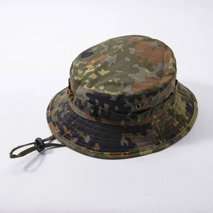 Custom Printed Logo Camouflage Bucket Hat