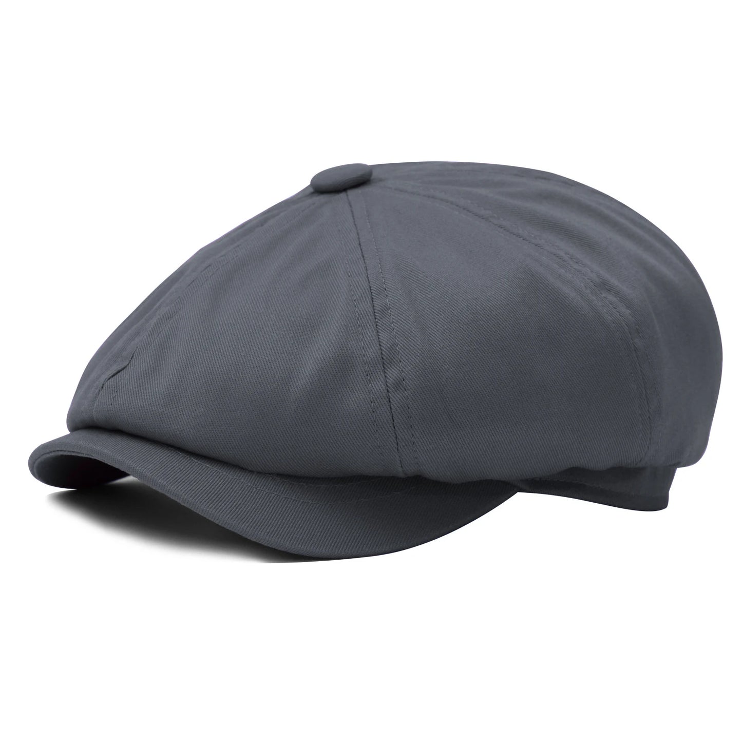 Newsboy Cap Men's Twill Cotton Eight Panel Hat Women's Baker Boy Caps Retro