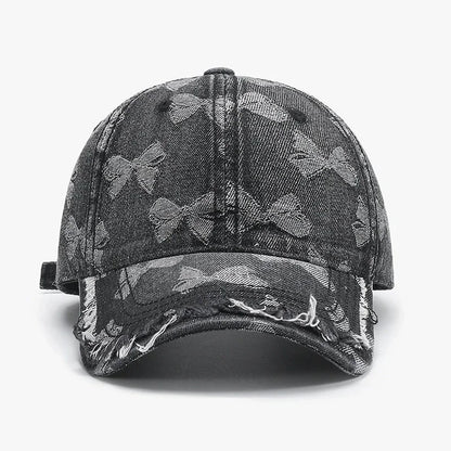 Washed Denim Vintage Baseball Cap