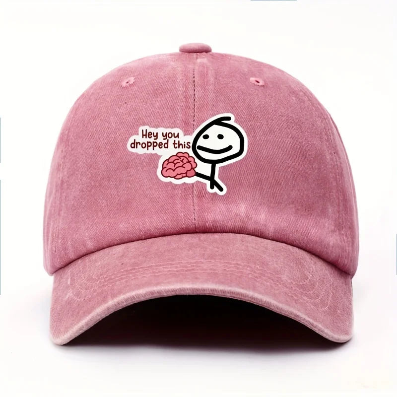 Fun Cartoon Printed Baseball Cap for both Men and Women