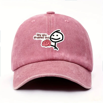 Fun Cartoon Printed Baseball Cap for both Men and Women