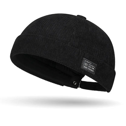 Autumn And Winter Corduroy Brimless Casual Hat