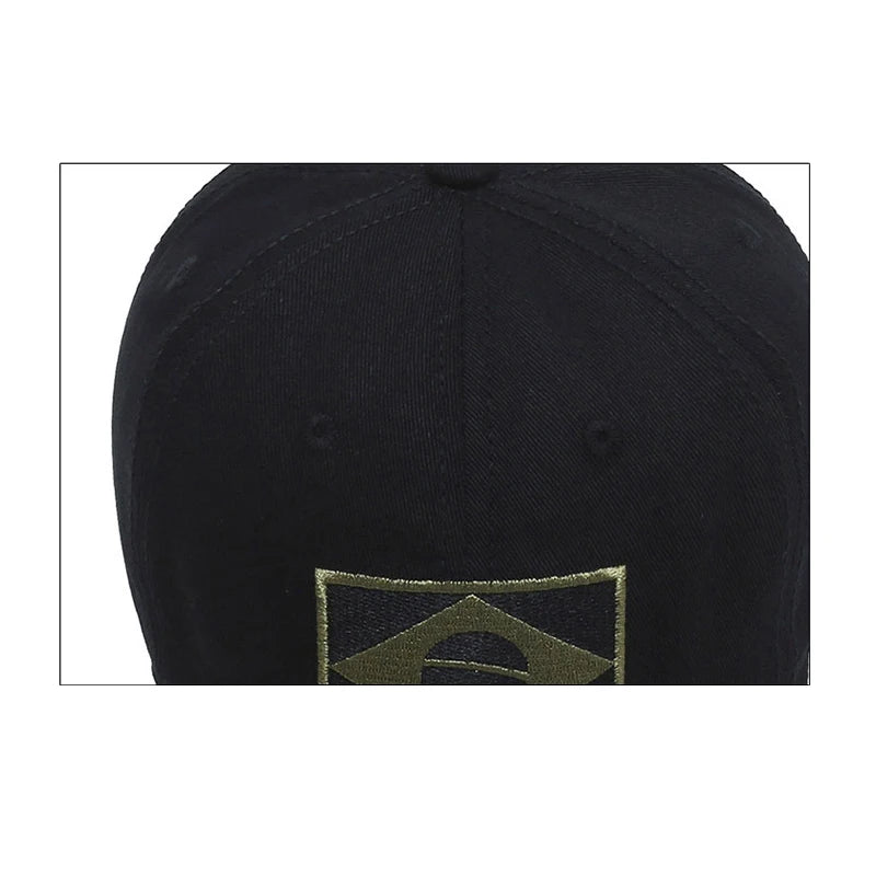 Unisex Brazilian Flag Embroidery Tactical Baseball Cap Classic Fashion