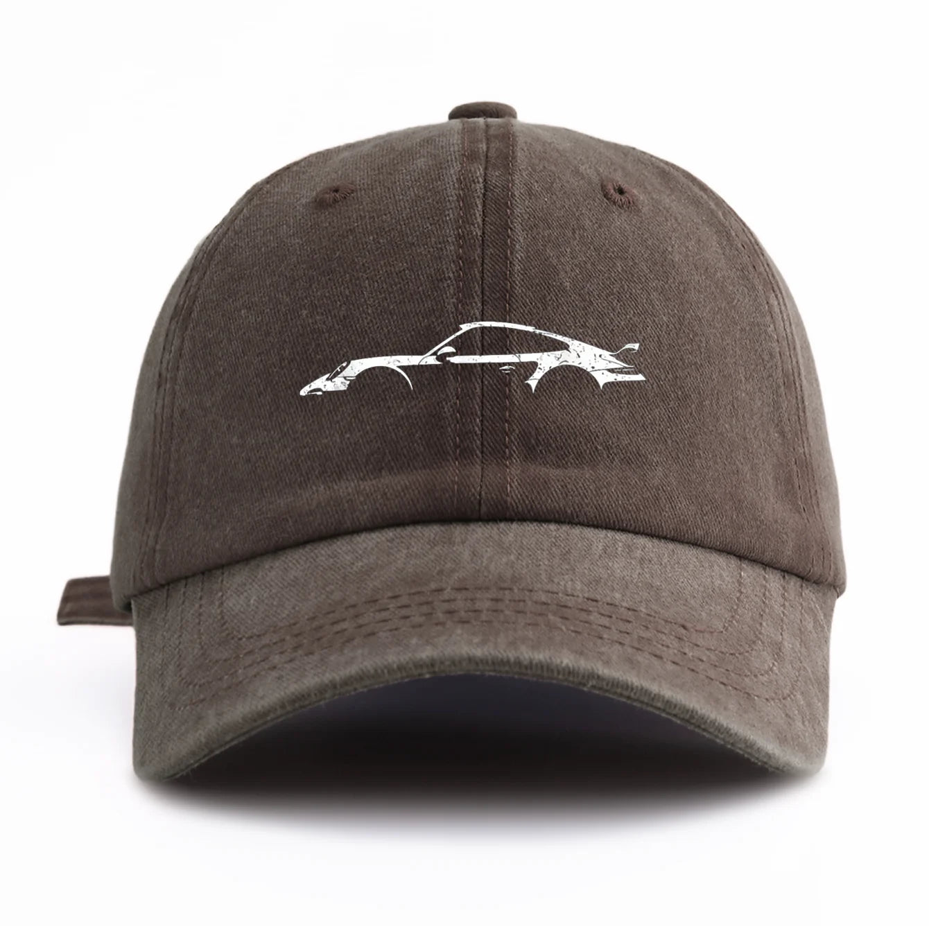 1pc 911 Print Washed Baseball Cap for Adults