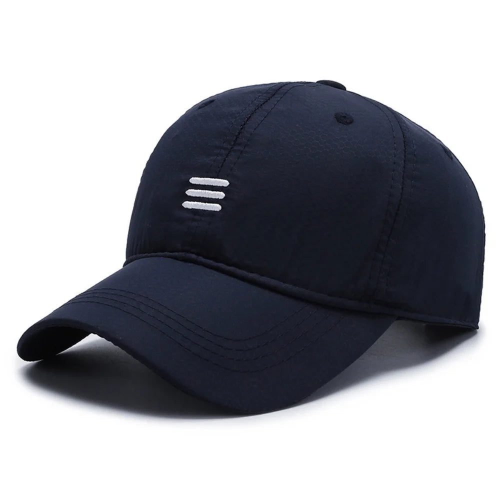 Simple Embroidery Quick Drying Hat Summer Outdoor Sport Baseball Cap