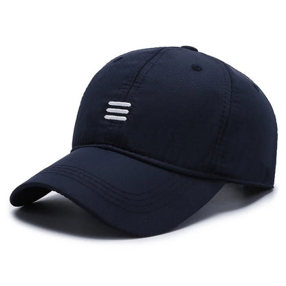 Simple Embroidery Quick Drying Hat Summer Outdoor Sport Baseball Cap
