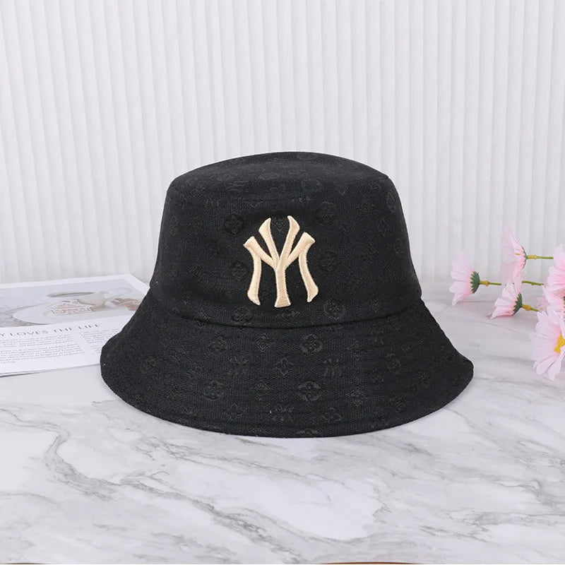 Unisex Letter Embroidery Fisherman Hat Women