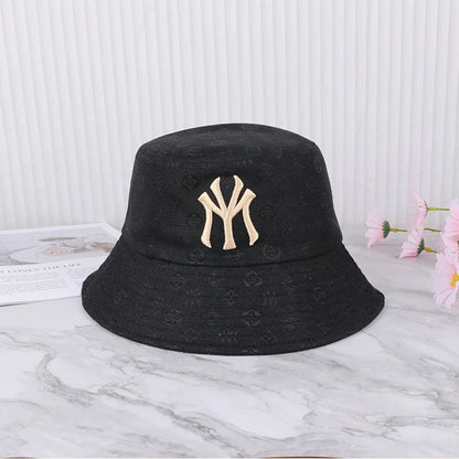 Unisex Letter Embroidery Fisherman Hat Women