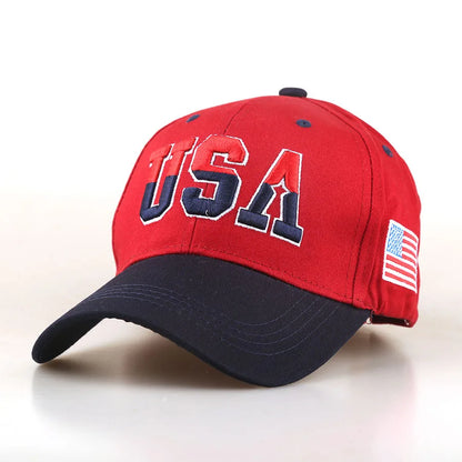 Outdoor Sports And Leisure Adjustable American Flag Cap