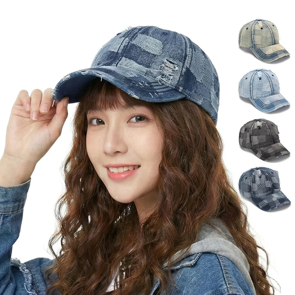 New Spring-Autumn Vintage Distressed Baseball Cap