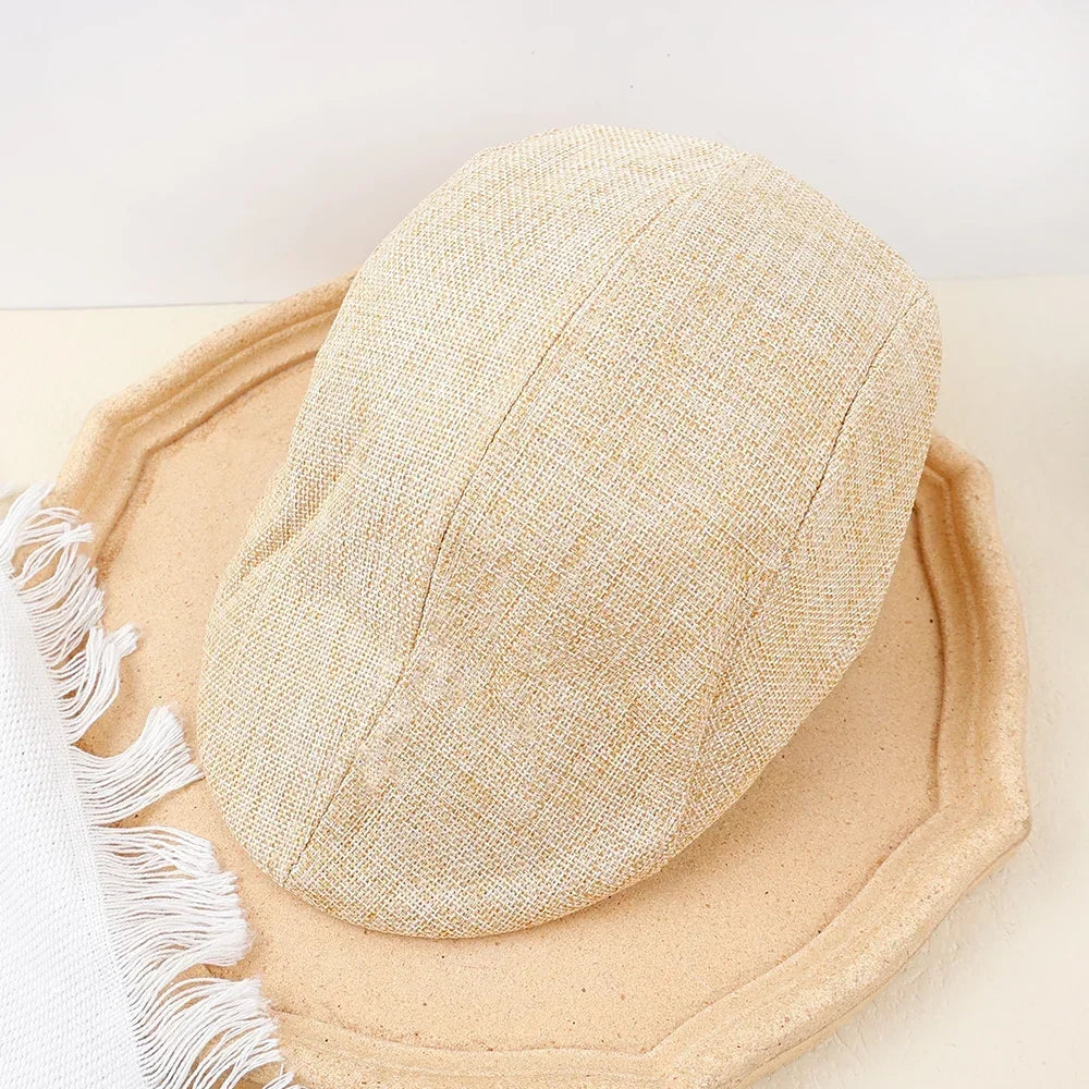 Men Spring And Summer Berets British Style Beret Hat