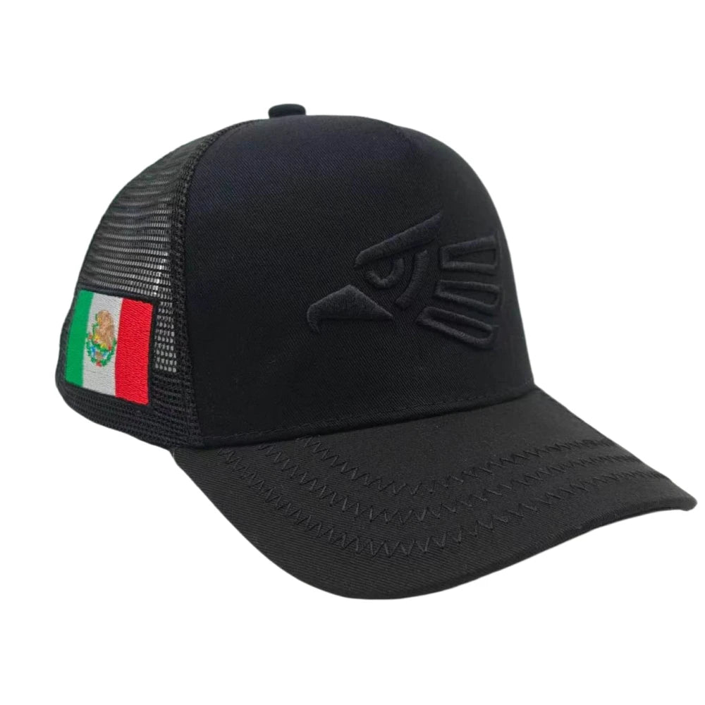 Unisex Mexican Eagle Label Baseball Net Caps Outdoor Adjustable Casual Hats Hip Hop Hat Sunscreen Hat