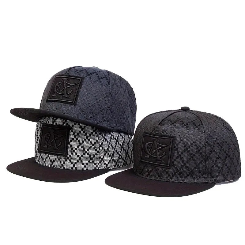 Unisex CA Letter Embroidery Hip Hop Hats Spring and Autumn Outdoor Adjustable Casual Sunscreen Hat