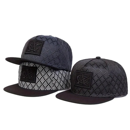 Unisex CA Letter Embroidery Hip Hop Hats Spring and Autumn Outdoor Adjustable Casual Sunscreen Hat