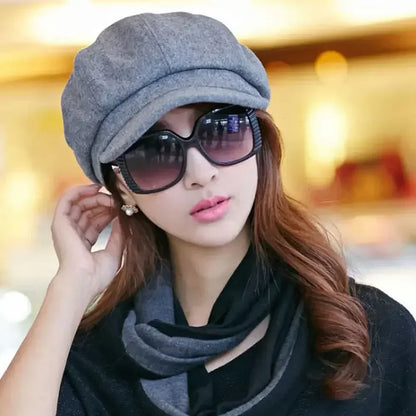 Retro Newsboy Caps Winter Women Gatsby Cap