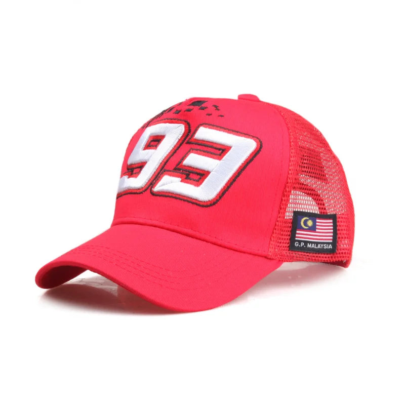93 racing cap Motorcycle Hat Men's and Women's