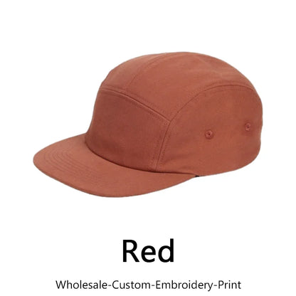 5-Panel Cotton Hat For Men And Women Baseball Hats