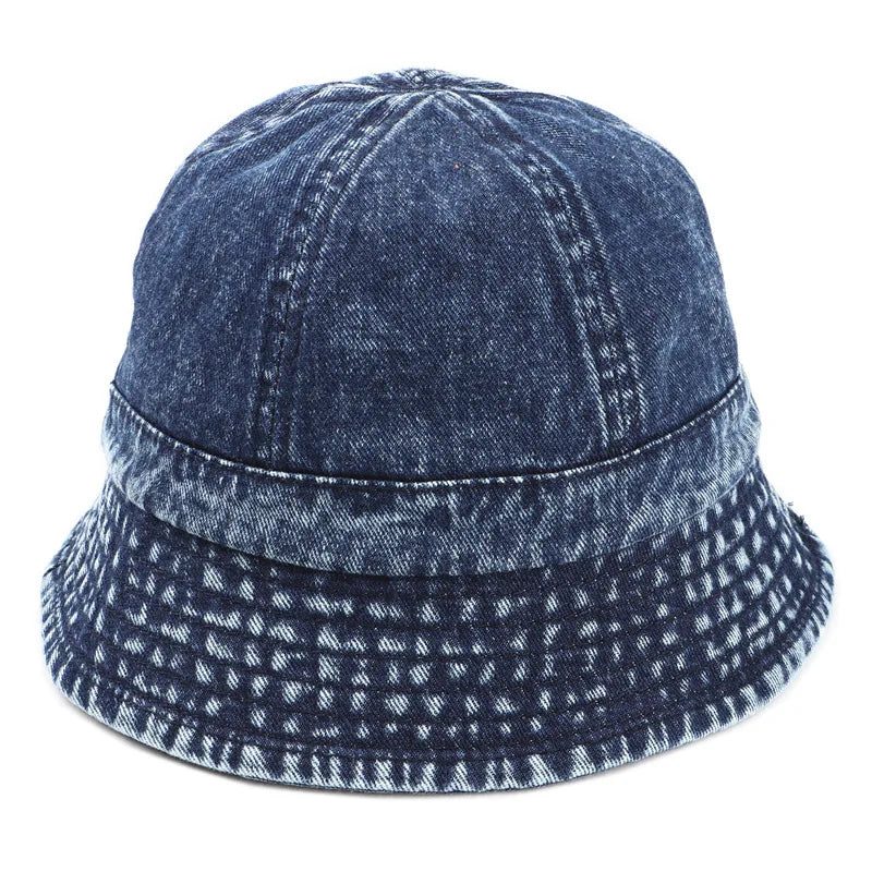 Washed Denim Bucket Hat Women Fisherman's Hat Bucket Hat