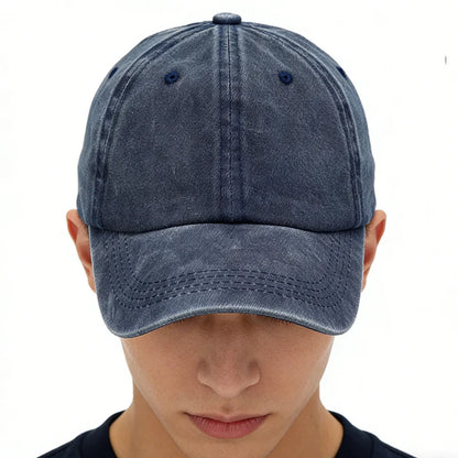 2026 Vintage Washed Denim Baseball Cap 100% Cotton Dad Hat