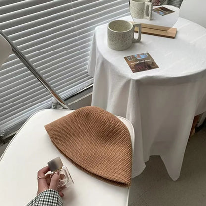 New Fashion Summer Linen Hats Women Foldable Outdoor